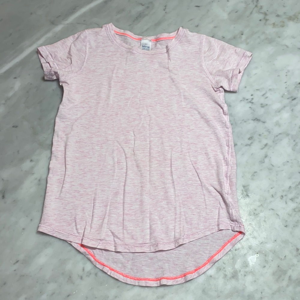 Ivivva pink shirt sleeve cotton